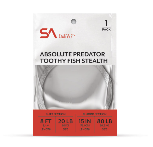 Scientific Anglers Absolute Predator Toothy Fish Stealth Leader